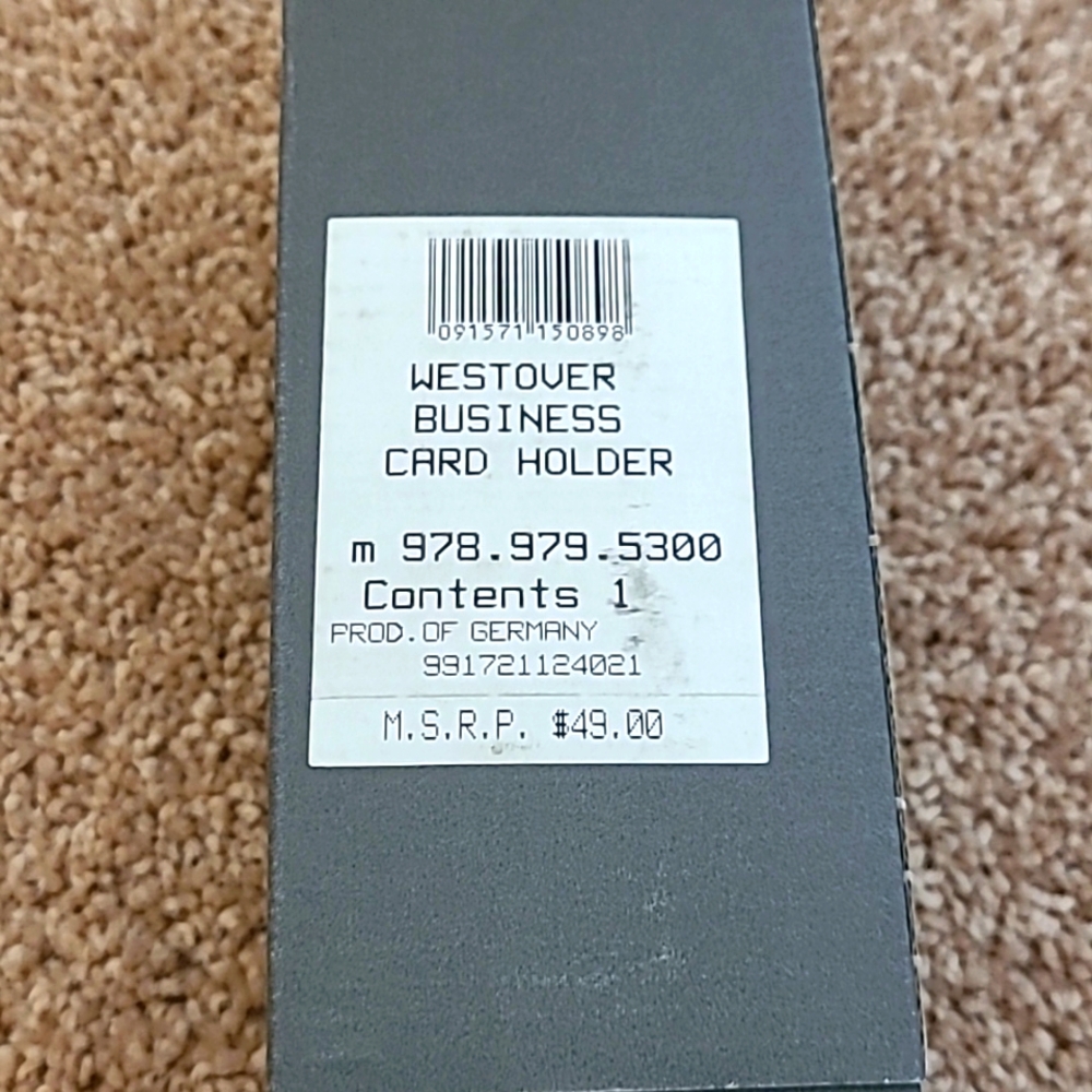 Waterford Vintage Westover Crystal Business Card Holder, NIB! - Picture 4 of 5